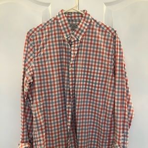 Jcrew Gingham tailored casual shirt - size M